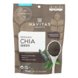 Navitas Naturals Chia Seeds, Organic, Raw, 8 Oz, Case Of 12