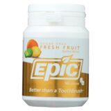 Epic Dental, Xylitol Mints, Fruit Xylitol Bottle, 180 Ct