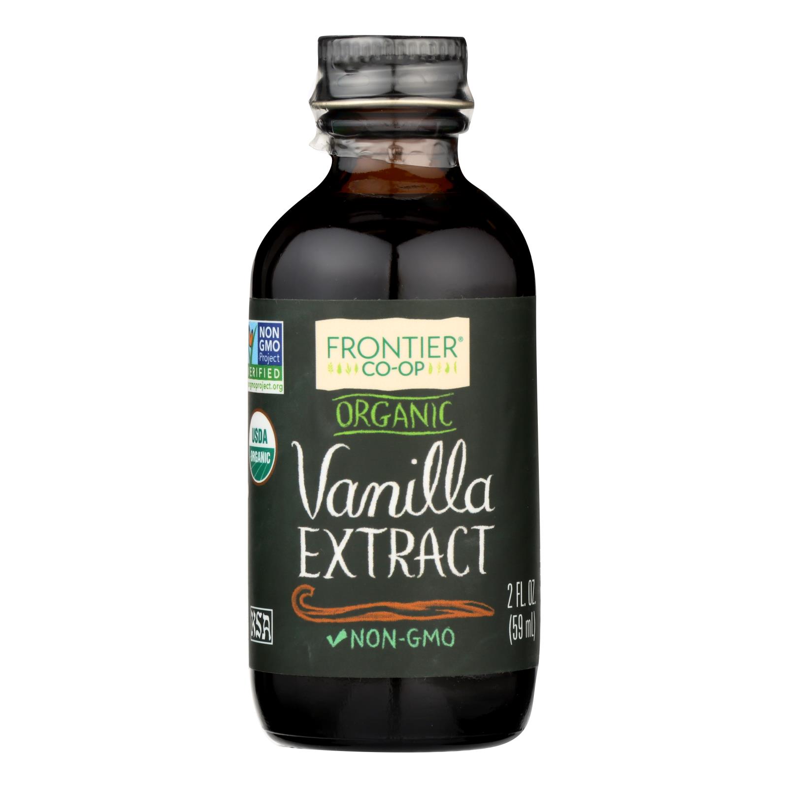 Frontier Herb Vanilla Extract, Organic, 2 Oz