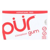 Pur Gum, Cinnamon, Aspartame Free, 9 Pieces, 12.6 G, Case Of 12
