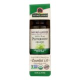 Nature's Answer, Organic Essential Oil, Peppermint, 0.5 Oz.
