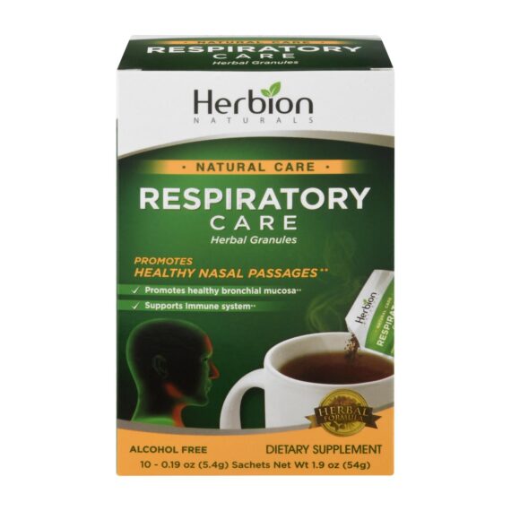 Herbion Naturals Respiratory Care, Natural Care, Herbal Granules, 10 Packets