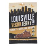 Louisville Vegan Jerky Jerky, Vegan, Carolina Bbq, Case Of 10, 3 Oz