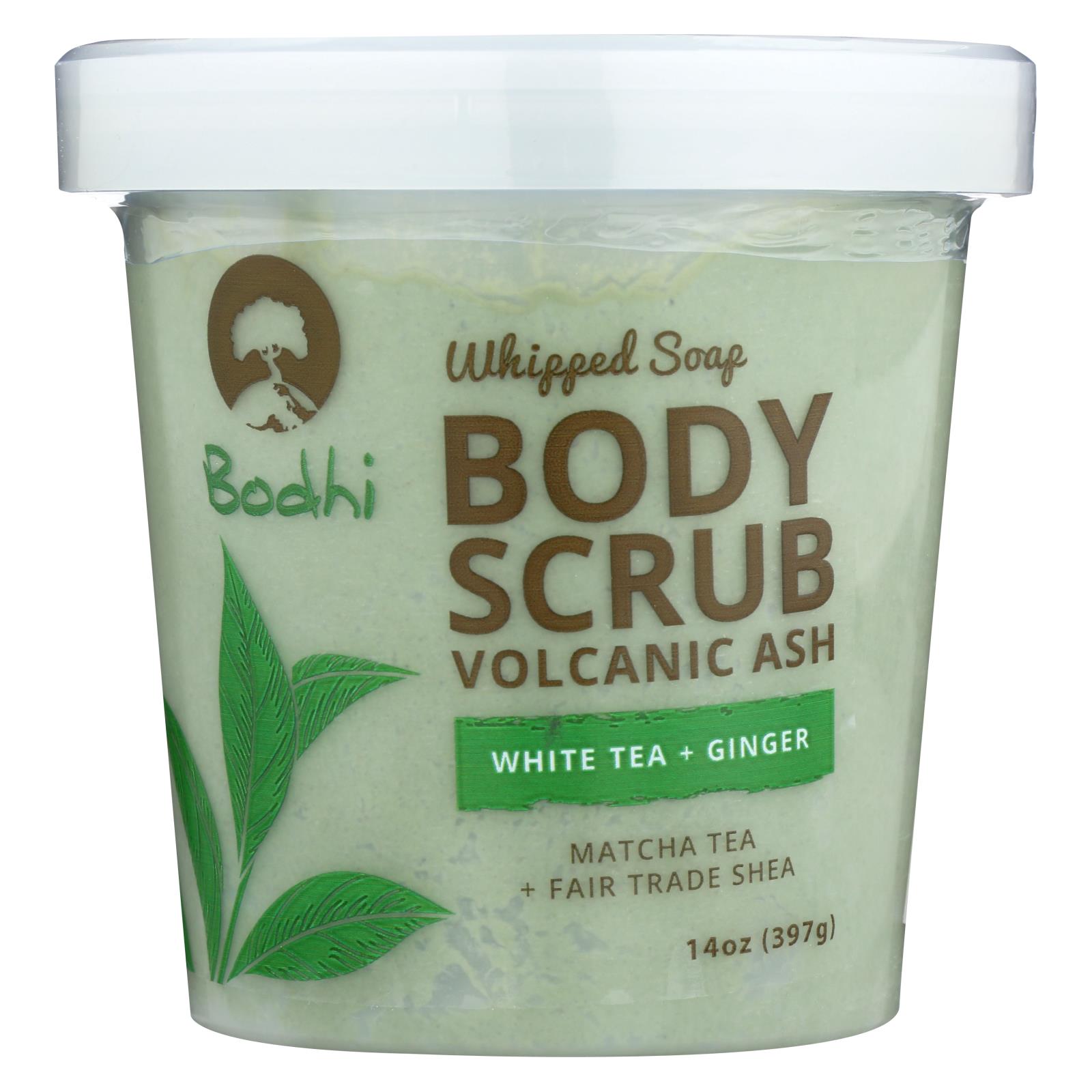 Bodhi, Body Scrub, White Tea And Ginger, Case Of 1, 14 Oz.