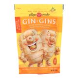 Ginger People, Gin Gins Hard Ginger Candy, Double Strength, Case Of 12, 3 Oz.