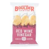 Boulder Canyon - Kettle Chips - Red Wine Vinegar - Case Of 12 - 5 Oz.