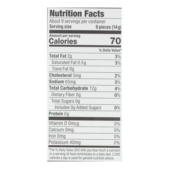 Absolutely Gluten Free - Crackers - Toasted Onion - Case Of 12 - 4.4 Oz. - Image 3